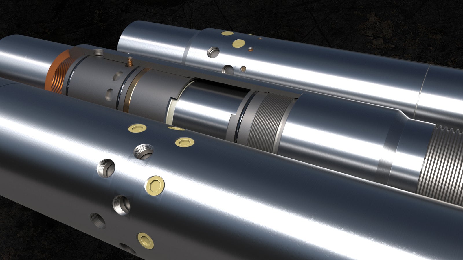 RapidStage Frac Sleeves 3D rendering