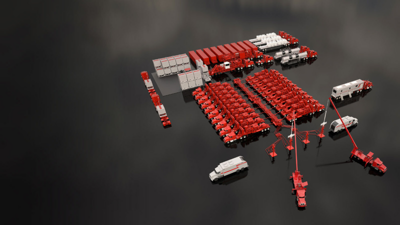 Simultaneous fracturing